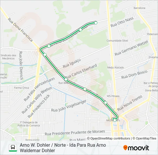 0126 ARNO W. DOHLER / NORTE  Line Map