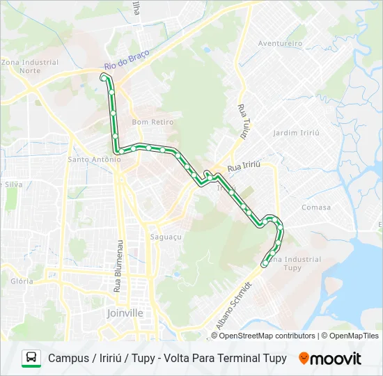 0131 CAMPUS / IRIRIÚ / TUPY  Line Map