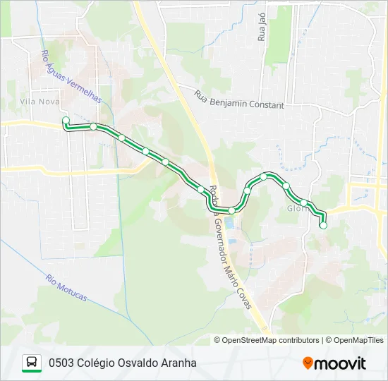 0503 COLÉGIO OSVALDO ARANHA  Line Map