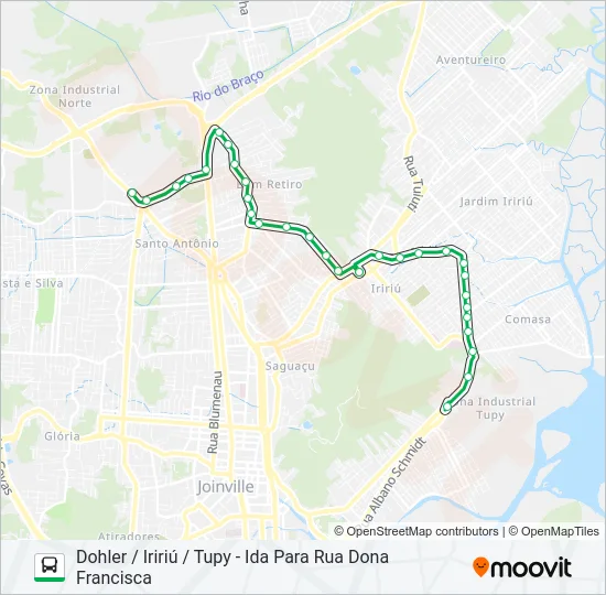 0923 DOHLER / IRIRIÚ / TUPY  Line Map