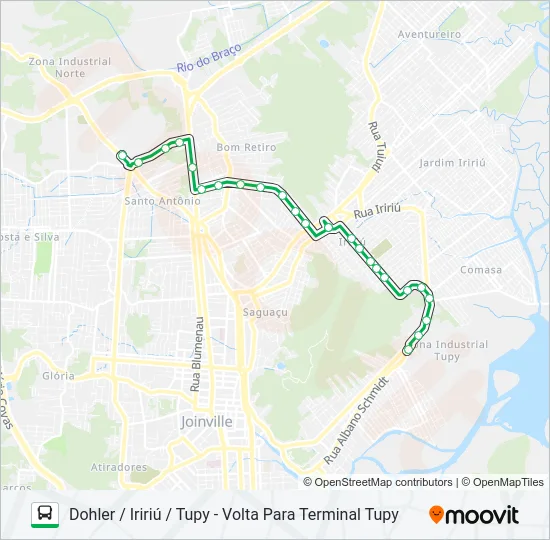 0923 DOHLER / IRIRIÚ / TUPY  Line Map