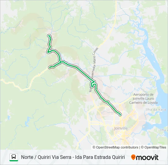 4102 NORTE / QUIRIRI VIA SERRA  Line Map
