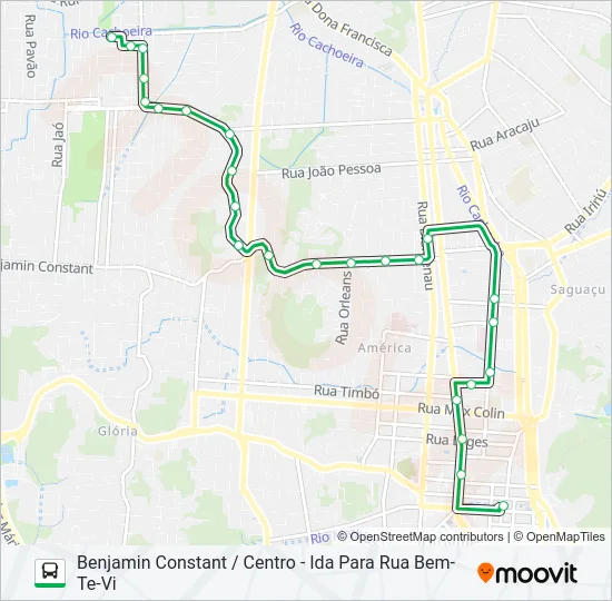 0244 BENJAMIN CONSTANT / CENTRO  Line Map