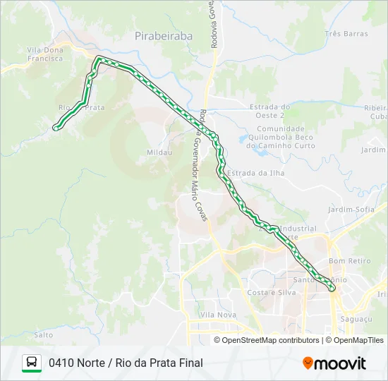 0410 NORTE / RIO DA PRATA FINAL  Line Map