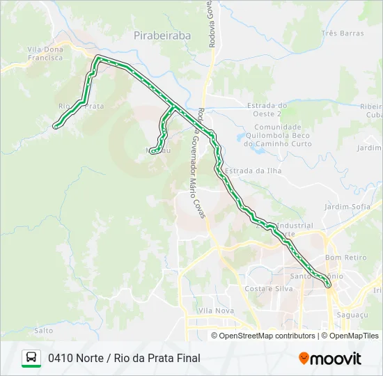 0410 NORTE / RIO DA PRATA FINAL  Line Map