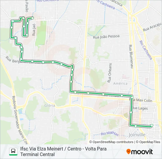 0264 IFSC VIA ELZA MEINERT / CENTRO  Line Map