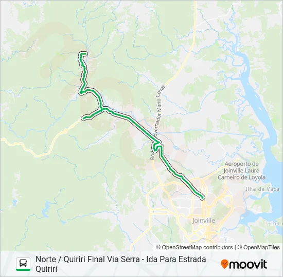 4104 NORTE / QUIRIRI FINAL VIA SERRA  Line Map