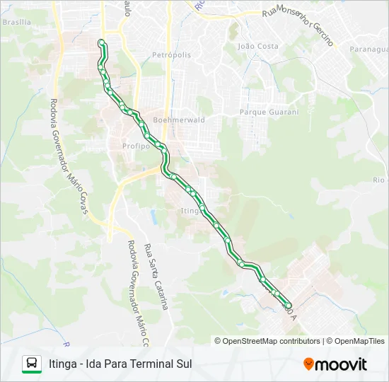 7002 ITINGA  Line Map