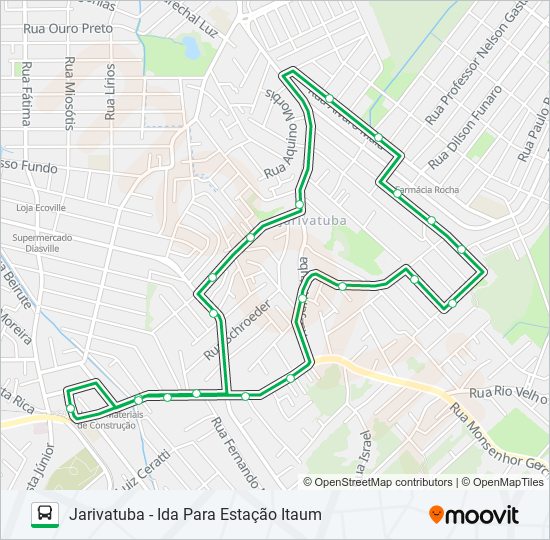 1201 JARIVATUBA bus Line Map