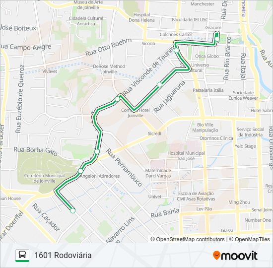 1601 RODOVIÁRIA bus Line Map