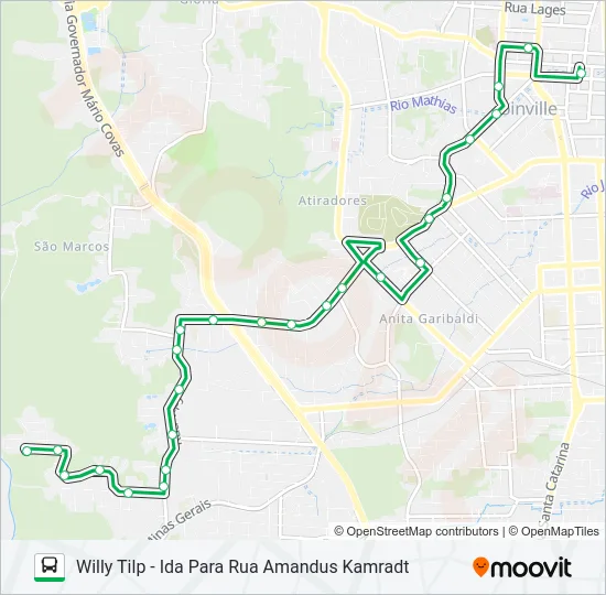 1604 WILLY TILP  Line Map