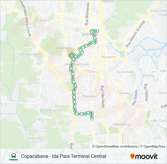 7015 COPACABANA  Line Map