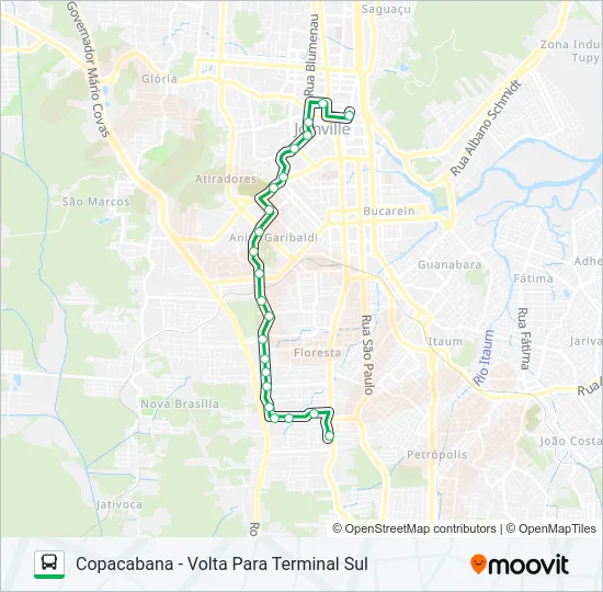 7015 COPACABANA  Line Map