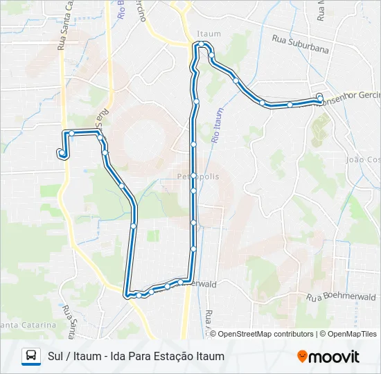 0112 SUL / ITAUM  Line Map