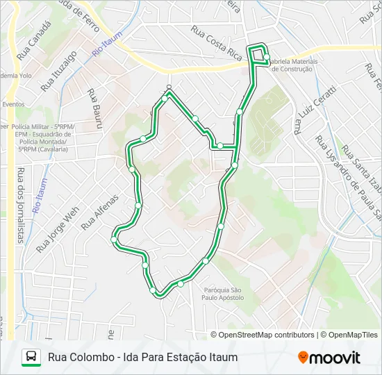 1215 RUA COLOMBO  Line Map