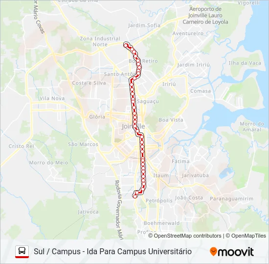 0022 SUL / CAMPUS  Line Map