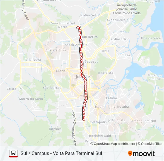 0022 SUL / CAMPUS  Line Map