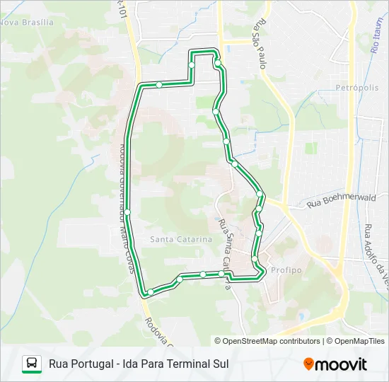 7007 RUA PORTUGAL  Line Map