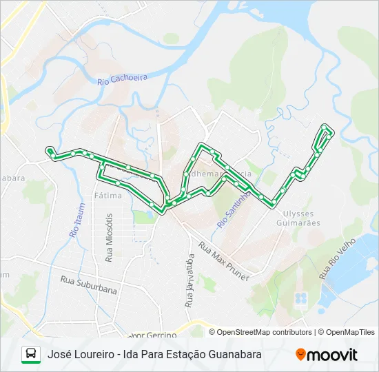 1309 JOSÉ LOUREIRO  Line Map