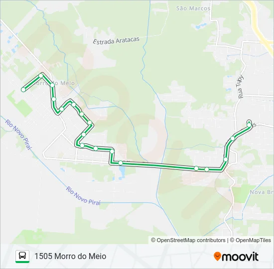 1505 MORRO DO MEIO  Line Map