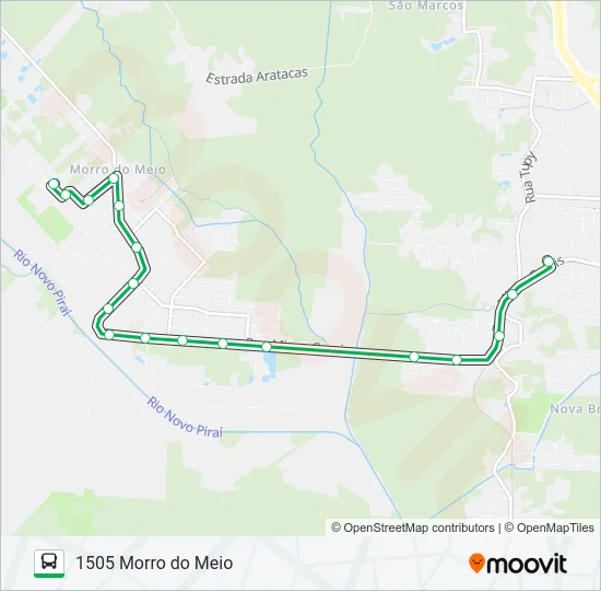 1505 MORRO DO MEIO  Line Map
