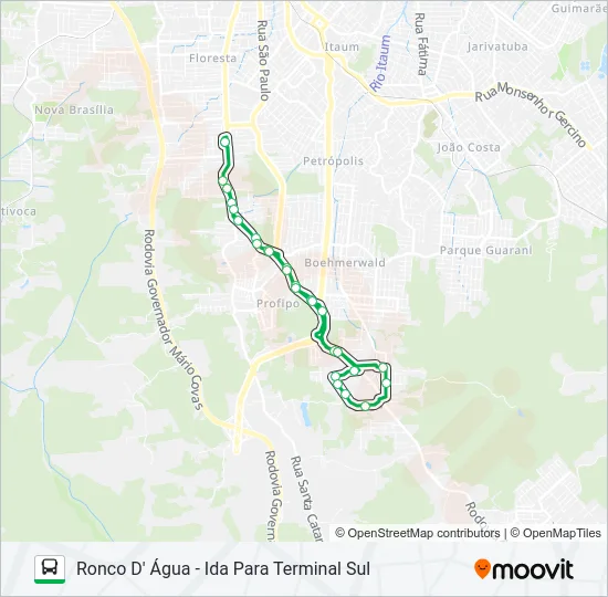 7008 RONCO D' ÁGUA  Line Map