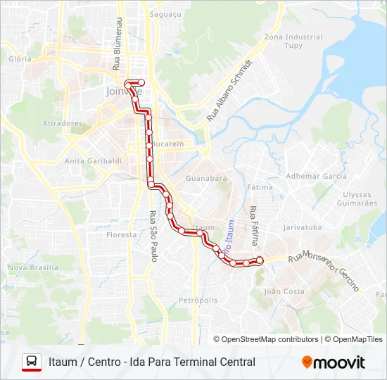 0300 ITAUM / CENTRO  Line Map