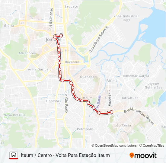 0300 ITAUM / CENTRO  Line Map