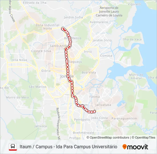 0305 ITAUM / CAMPUS  Line Map