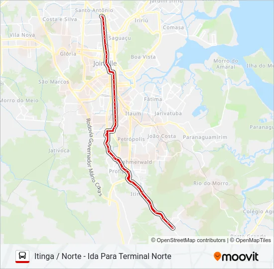 0702 ITINGA / NORTE  Line Map