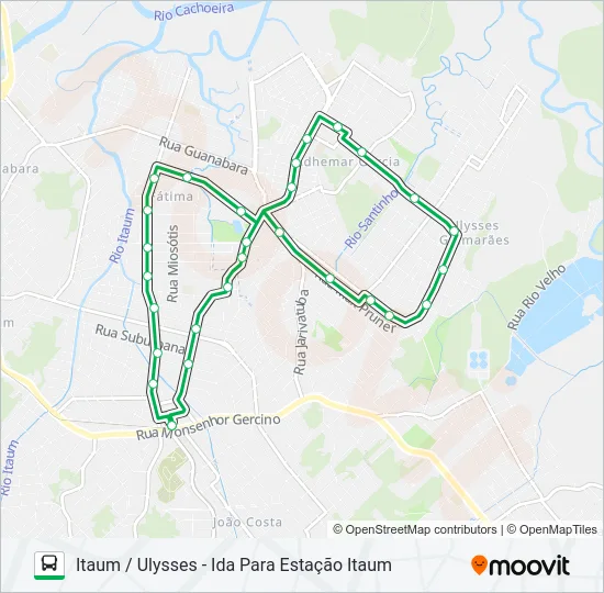 1226 ITAUM / ULYSSES  Line Map