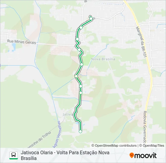 1508 JATIVOCA OLARIA  Line Map