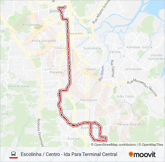 0703 ESCOLINHA / CENTRO  Line Map