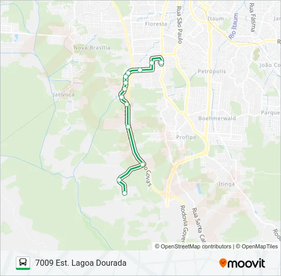7009 EST. LAGOA DOURADA  Line Map