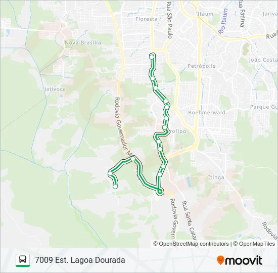 7009 EST. LAGOA DOURADA  Line Map