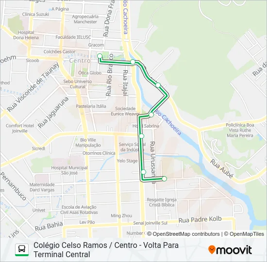 1721 COLÉGIO CELSO RAMOS / CENTRO  Line Map