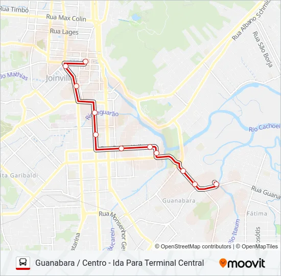 0600 GUANABARA / CENTRO  Line Map