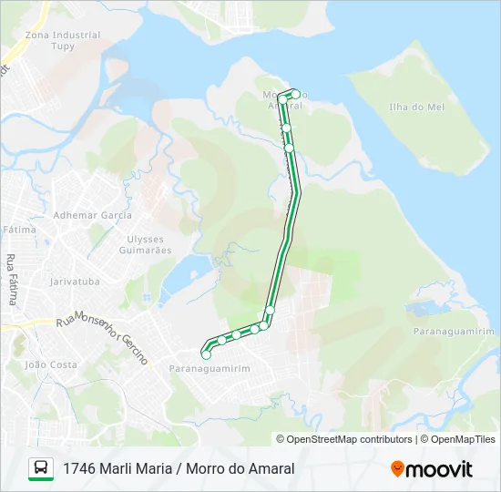 1746 MARLI MARIA / MORRO DO AMARAL  Line Map