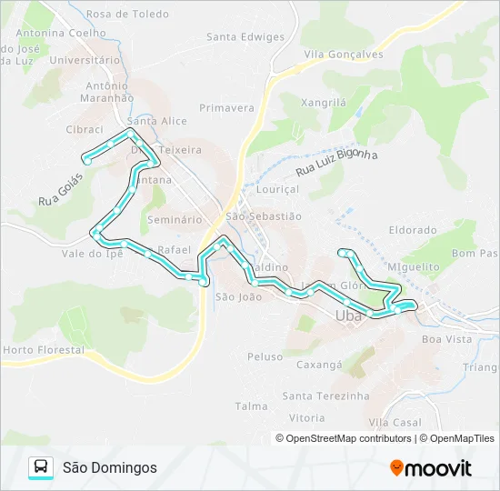 LINHA-05 SÃO DOMINGOS | CHIQUITO GAZOLA Bus Line Map