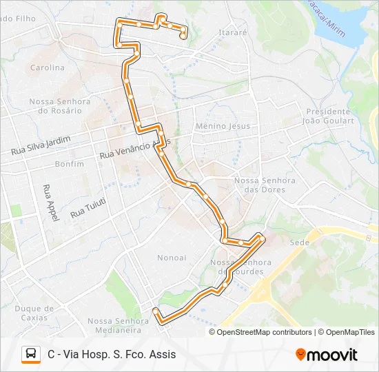 221 NONOAI Bus Line Map