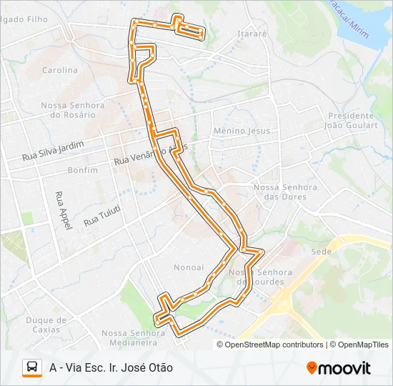 221 NONOAI Bus Line Map