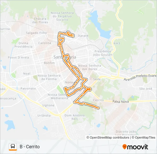 221 NONOAI Bus Line Map