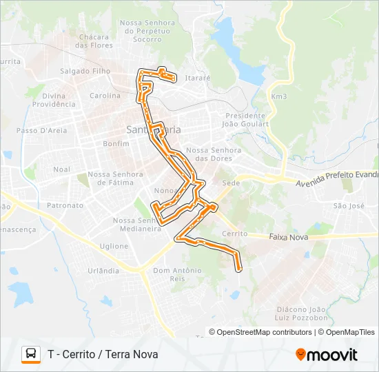 221 NONOAI Bus Line Map