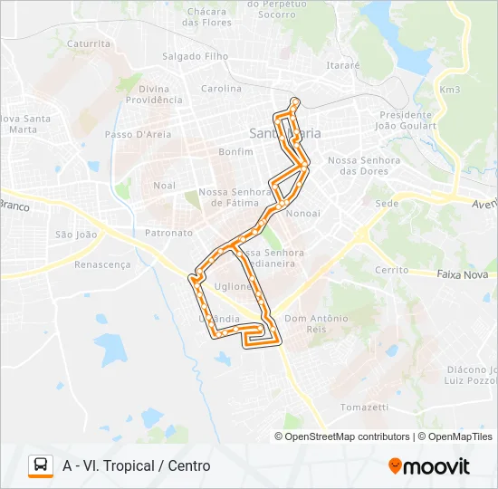 591 SANTOS Bus Line Map