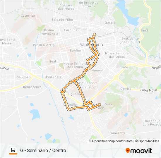 591 SANTOS Bus Line Map