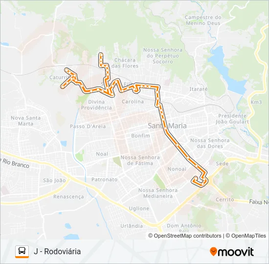 140 VITÓRIA Bus Line Map