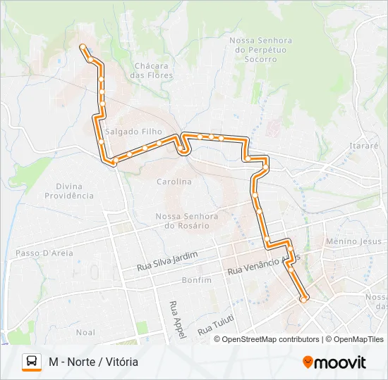 140 VITÓRIA Bus Line Map