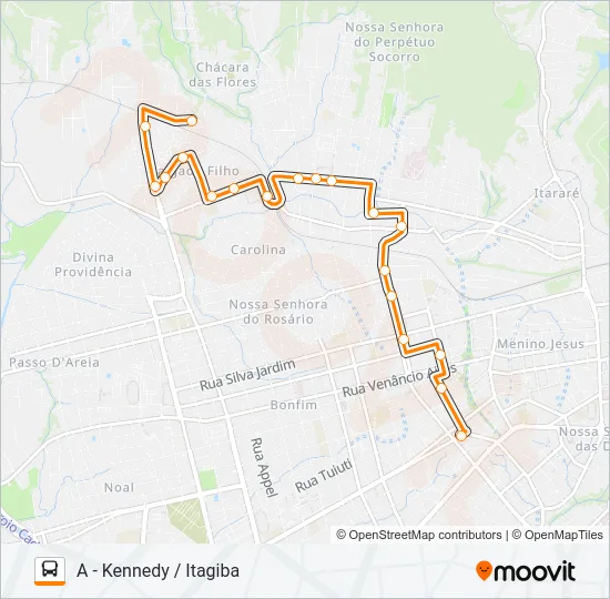140 VITÓRIA Bus Line Map