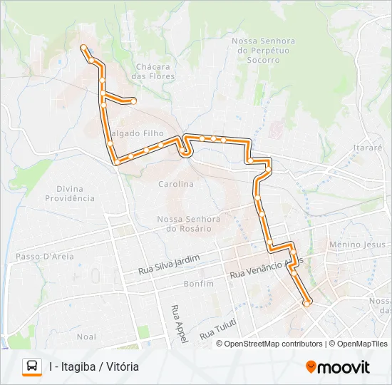 140 VITÓRIA Bus Line Map