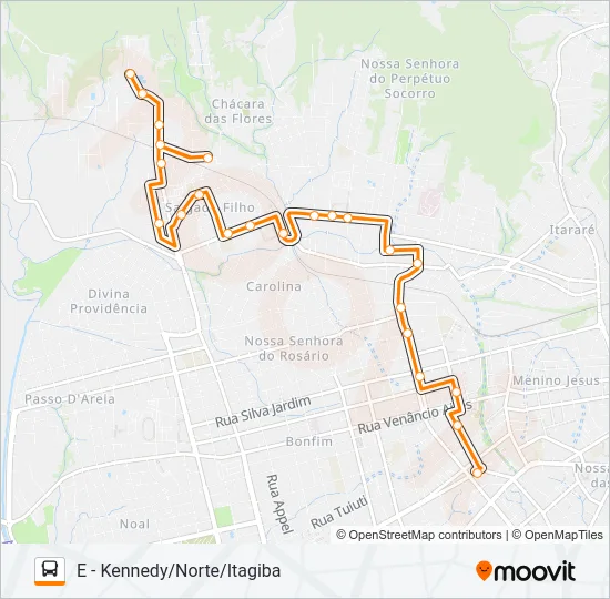 140 VITÓRIA Bus Line Map